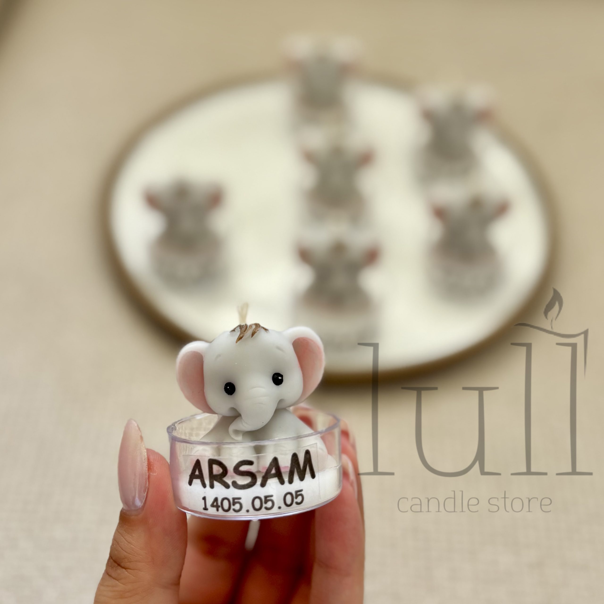 شمع وارمر بچه فیل